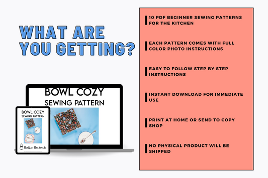 Kitchen Sewing Patterns Bundle