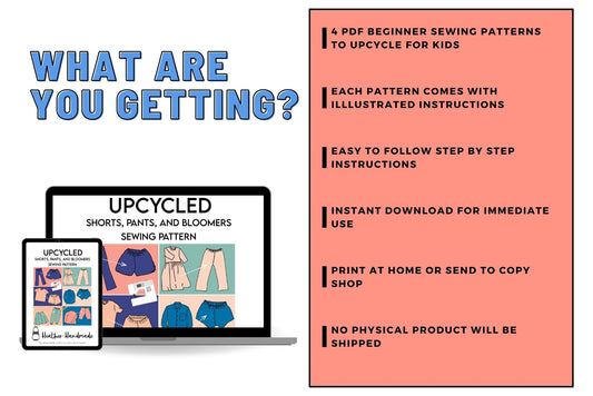 Upcycled Kid Sewing Pattern Bundle