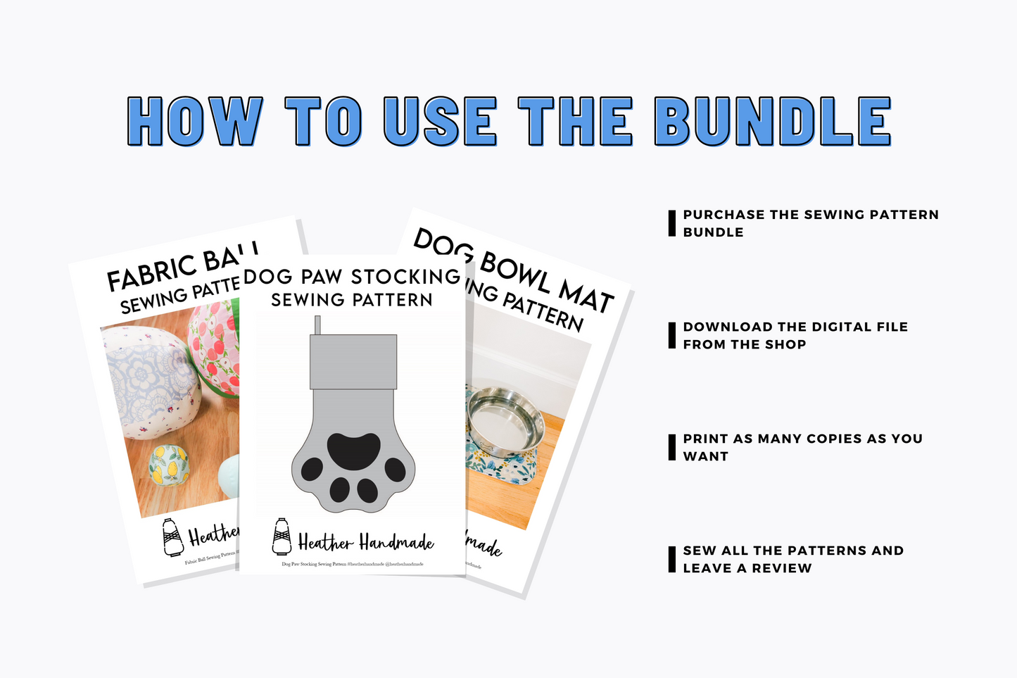 Dog Sewing Patterns Bundle