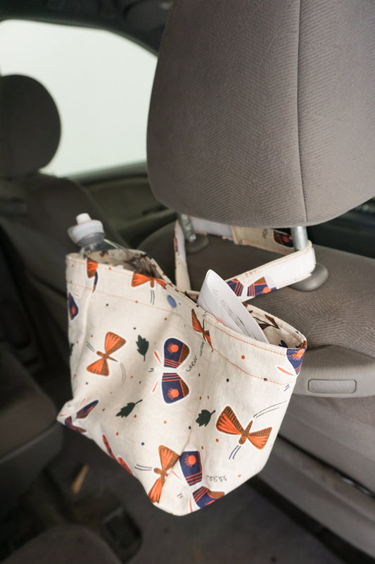 Car Trash Can Sewing Pattern and Tutorial
