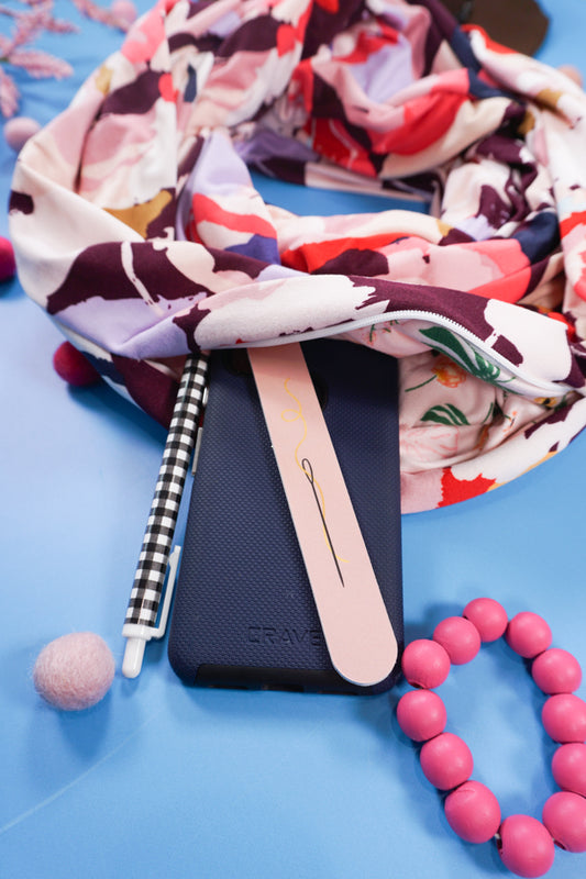 Infinity Scarf with Invisible Pocket Sewing Pattern