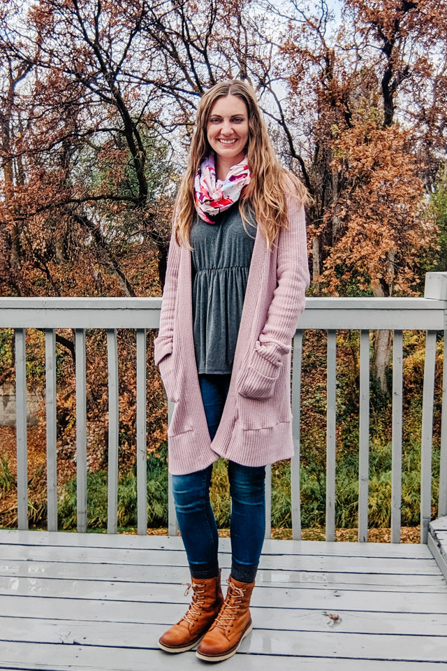 Infinity Scarf with Invisible Pocket Sewing Pattern