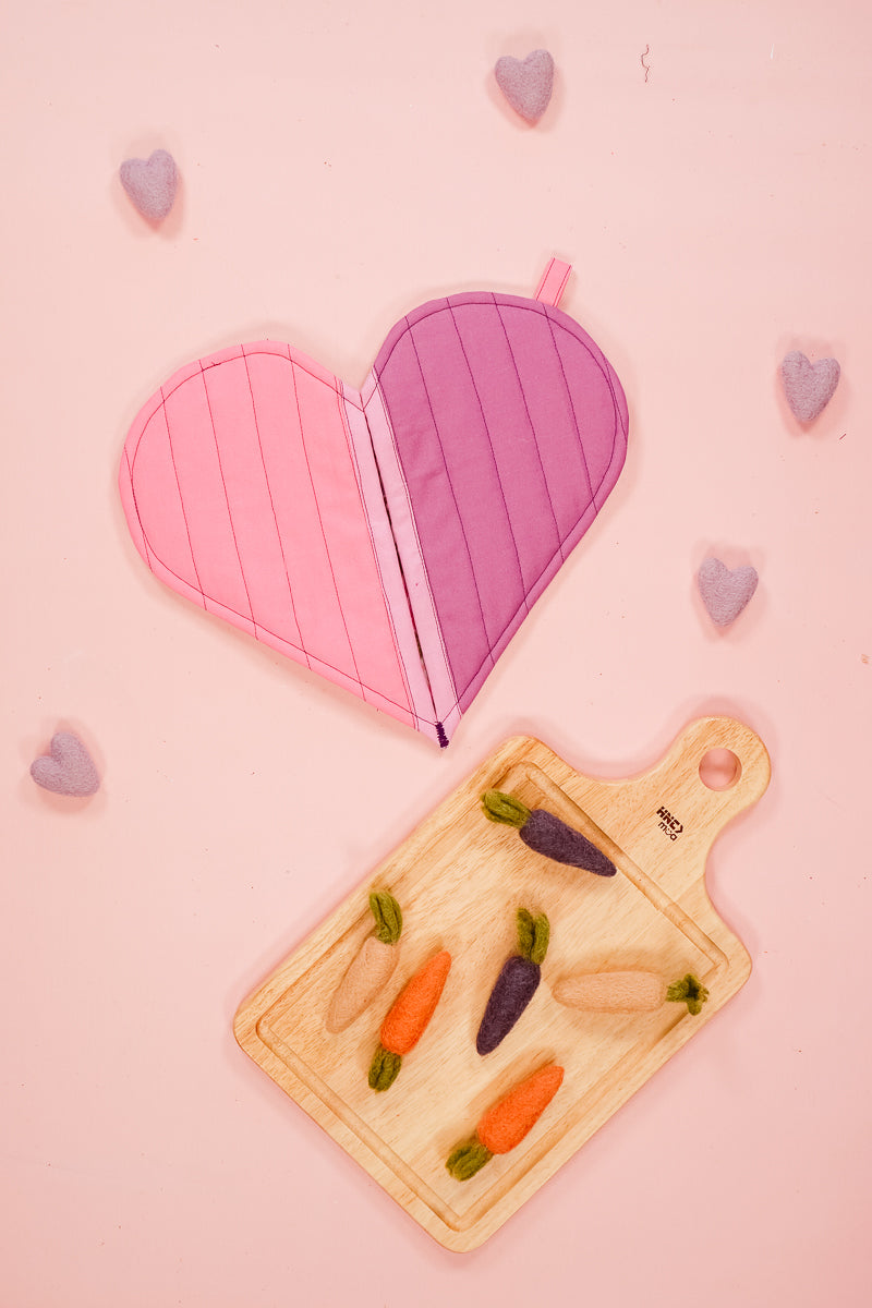 Heart Oven Mitt Sewing Pattern