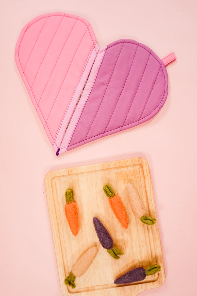 Heart Oven Mitt Sewing Pattern