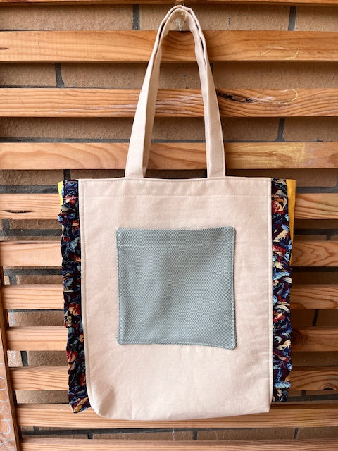 Ruffled Tote Bag Sewing Pattern