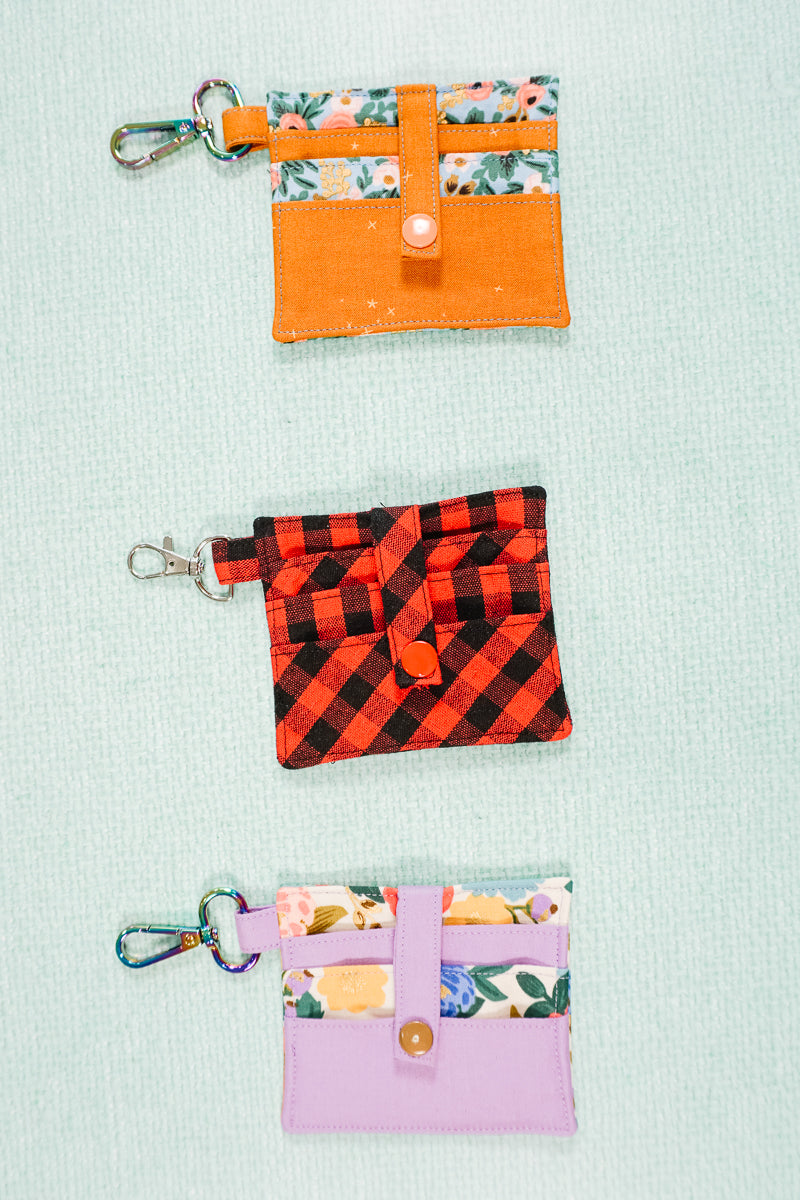 Keychain Card Wallet Sewing Pattern