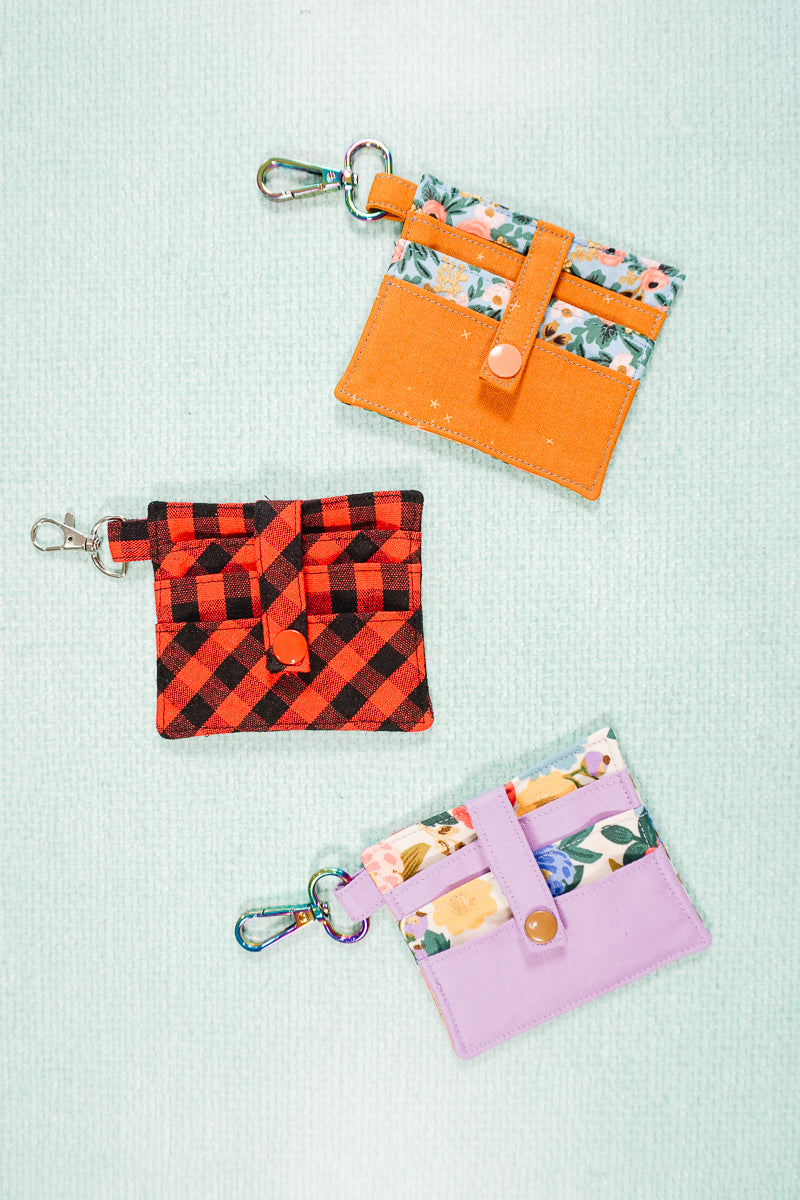 Keychain Card Wallet Sewing Pattern