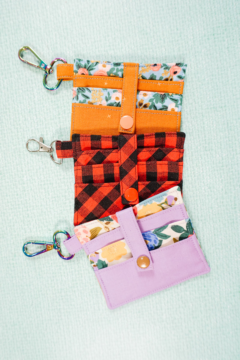 Keychain Card Wallet Sewing Pattern