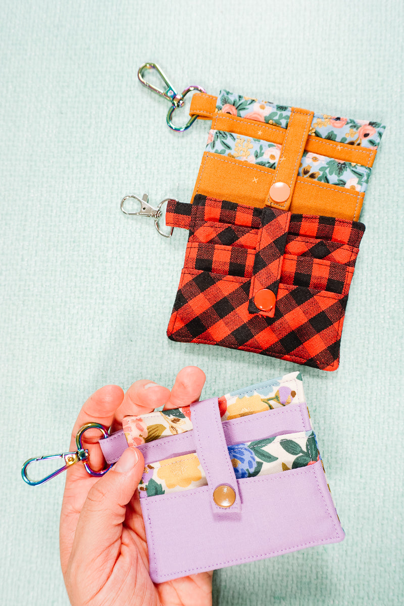 Keychain Card Wallet Sewing Pattern