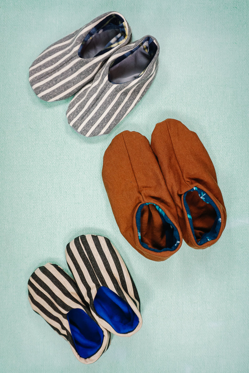 Men Slipper Sewing Pattern