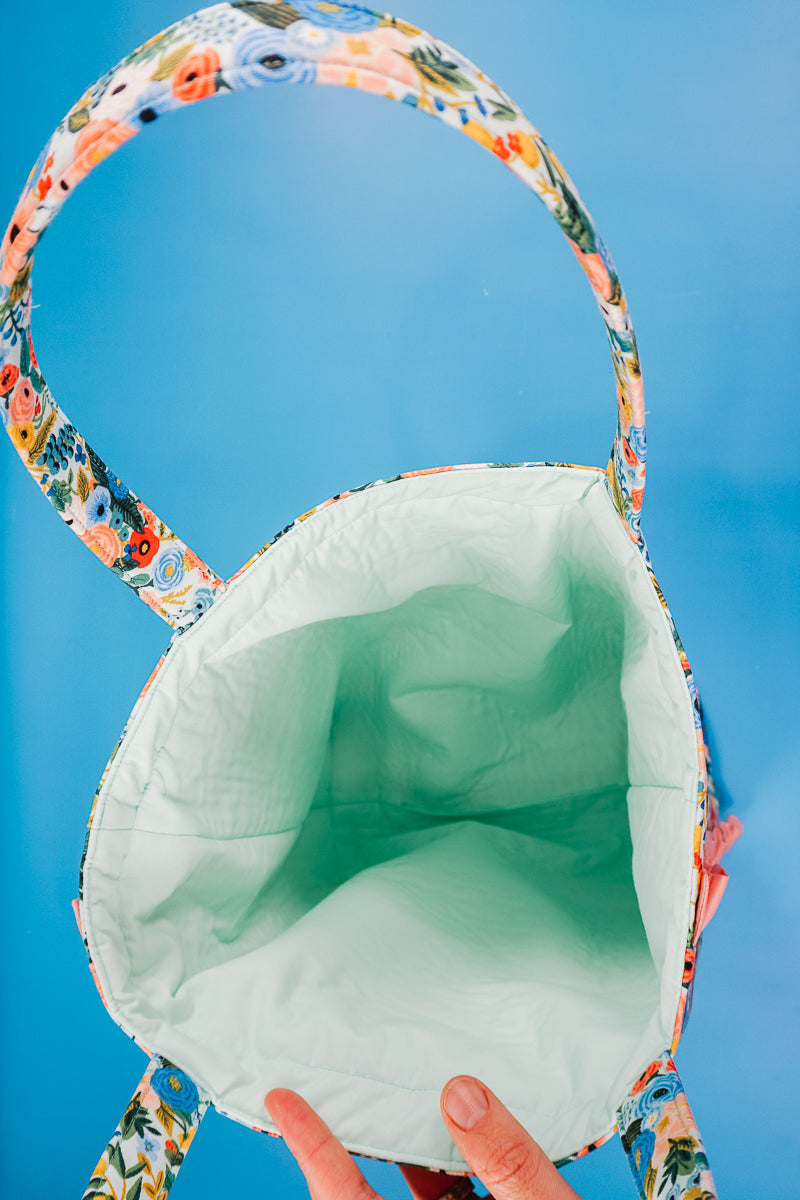 Ruffled Tote Bag Sewing Pattern