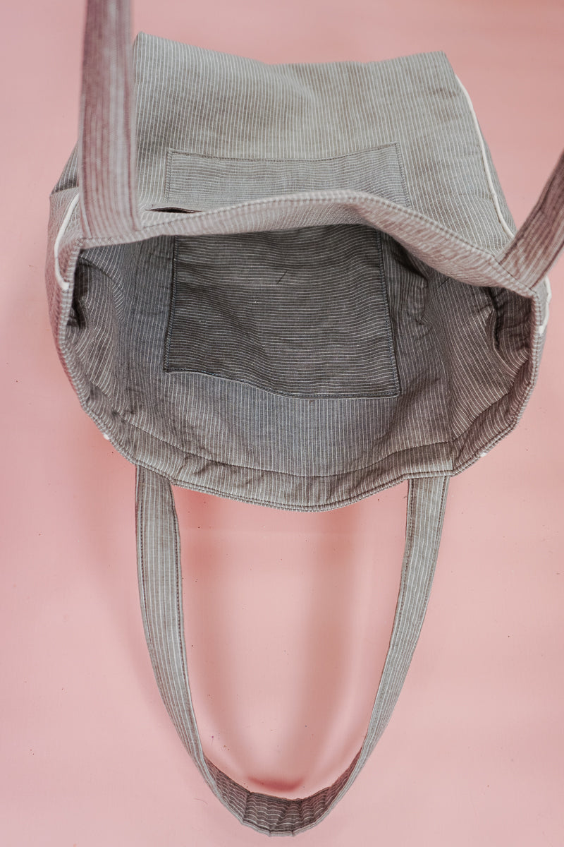 Ruffled Tote Bag Sewing Pattern