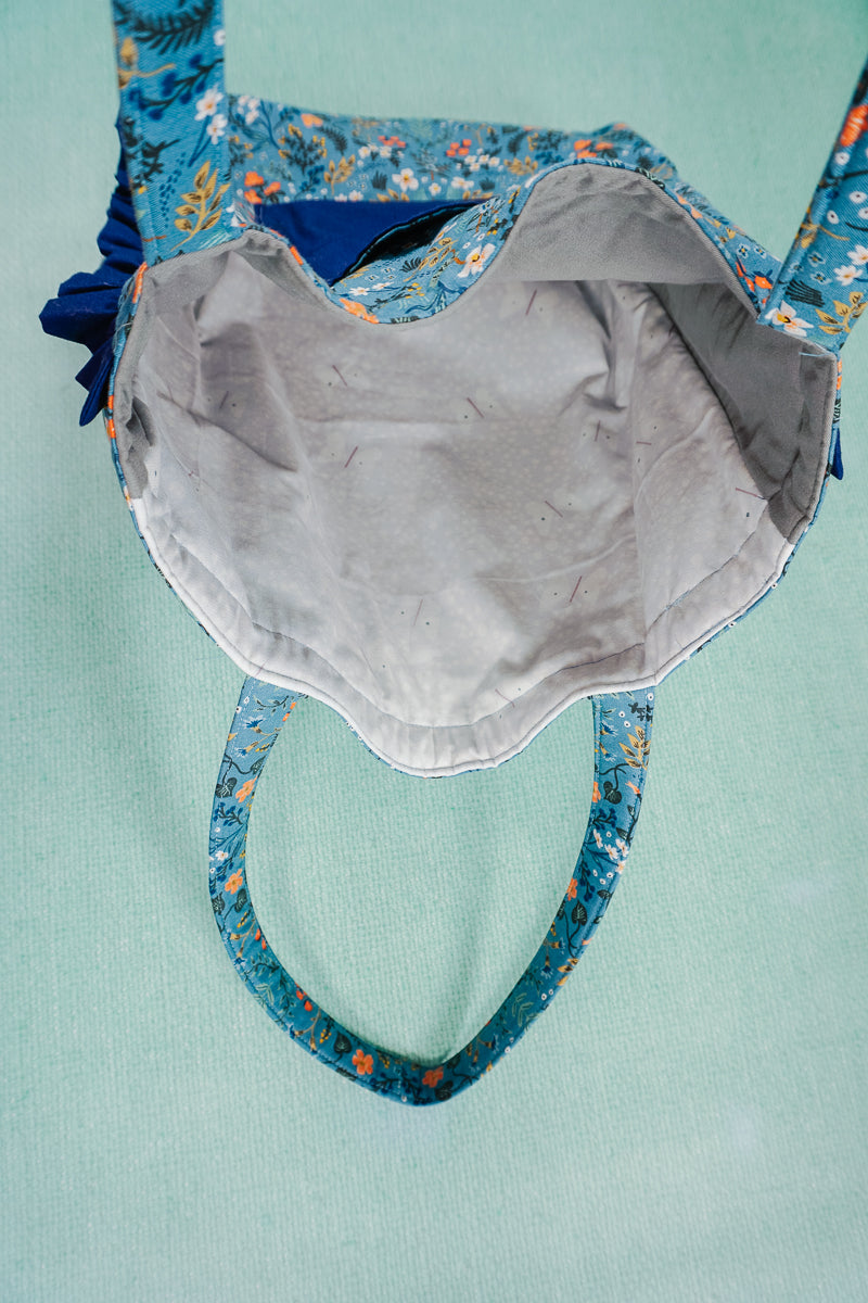 Ruffled Tote Bag Sewing Pattern