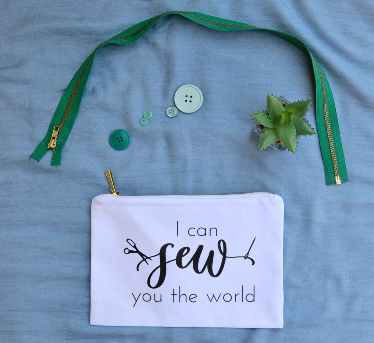 Sew You the World SVG Cut File