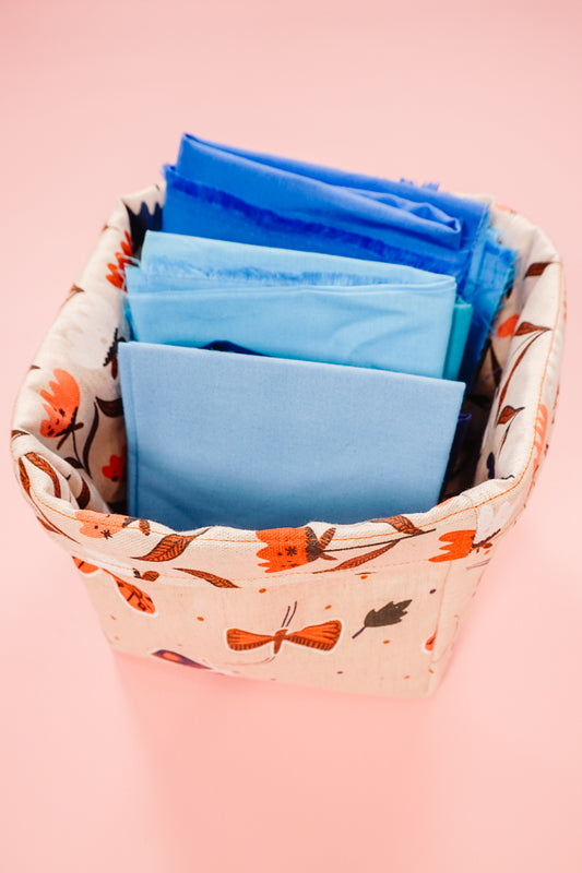 Fabric Box Sewing Pattern and Tutorial