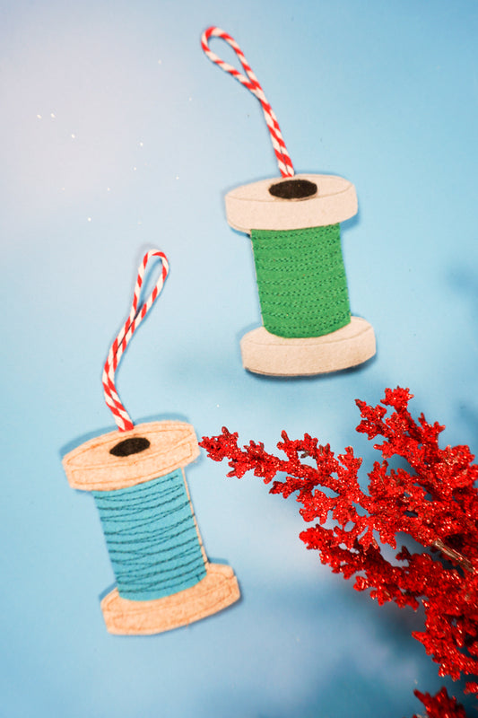 Spool of Thread Felt Ornament Pattern