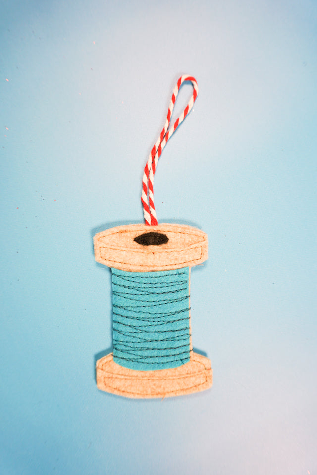 Spool of Thread Felt Ornament Pattern