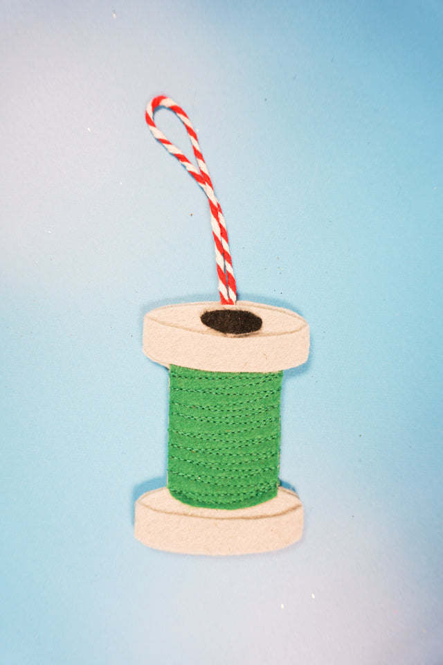 Spool of Thread Felt Ornament Pattern