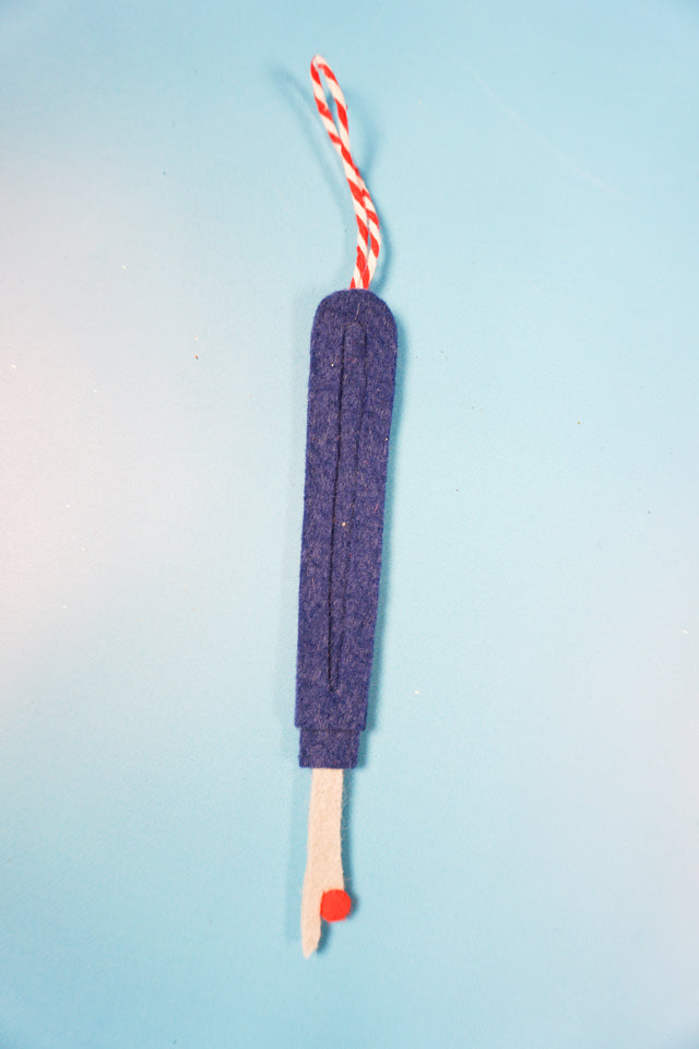Seam Ripper Felt Ornament Pattern
