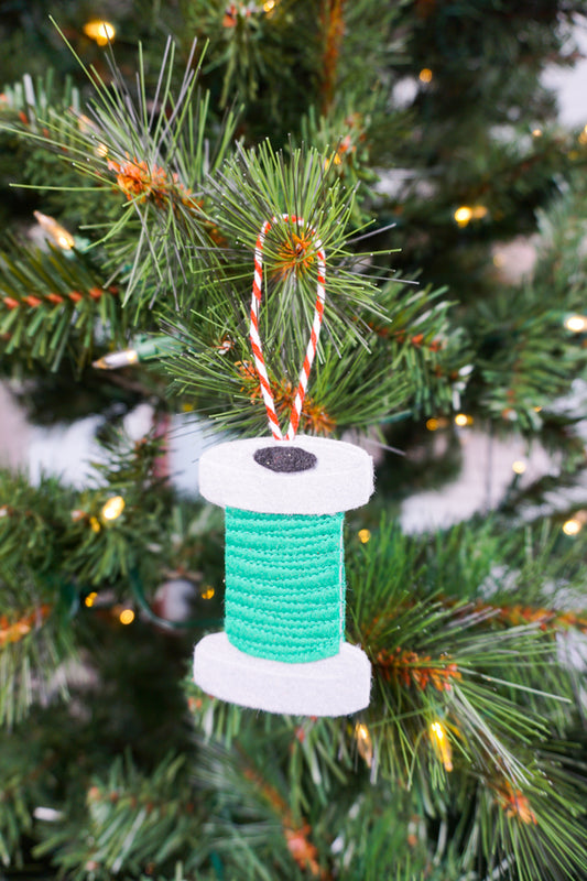 Spool of Thread Felt Ornament Pattern