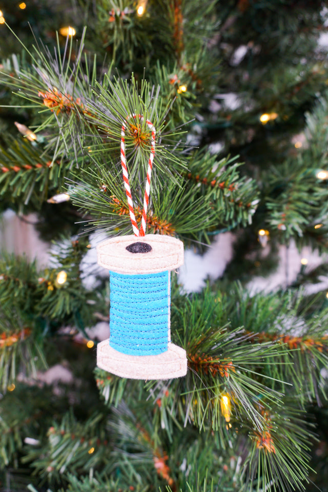 Spool of Thread Felt Ornament Pattern