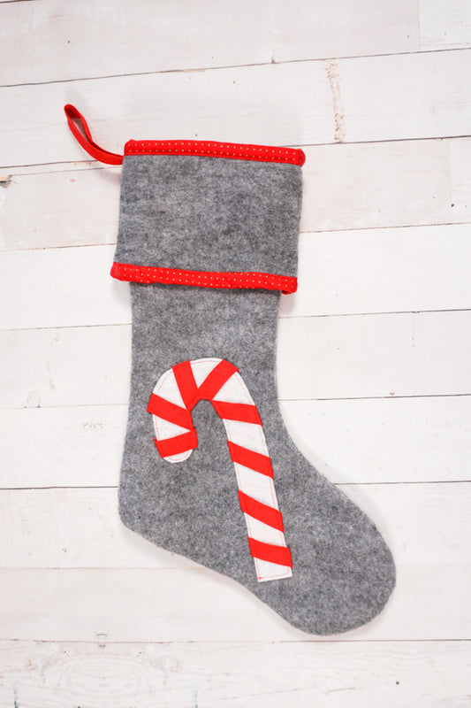Felt Stocking Sewing Pattern and Tutorial