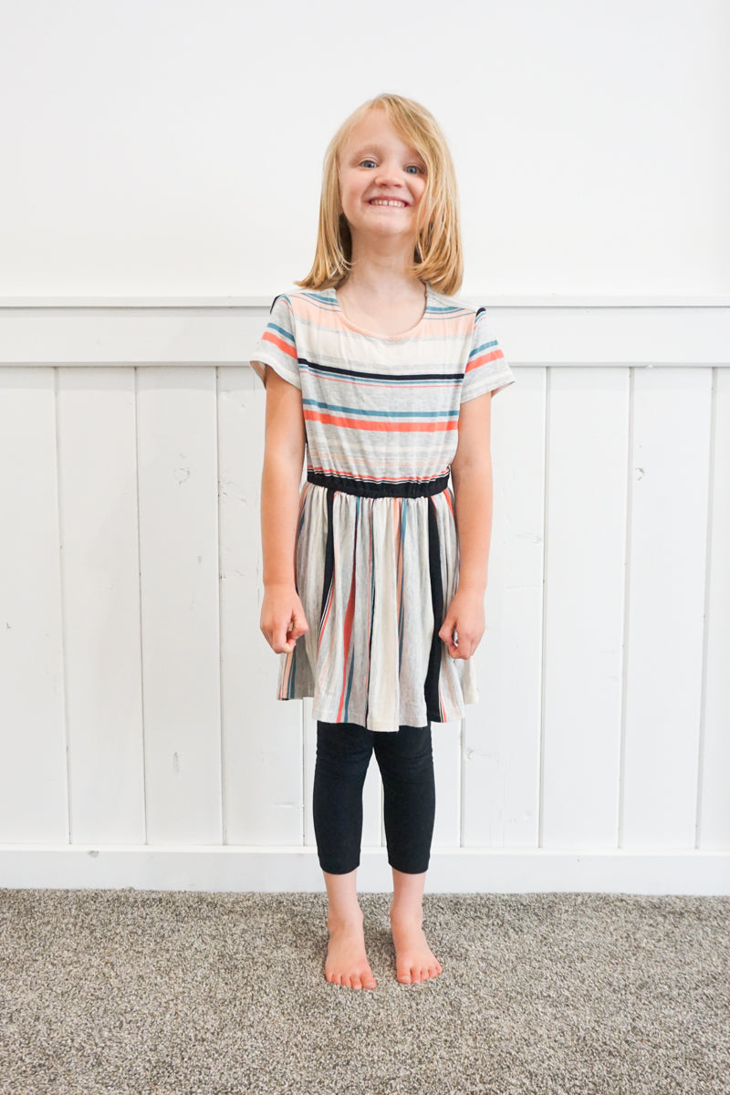 Kid Upcycled T-Shirt Romper and Dress Sewing Pattern