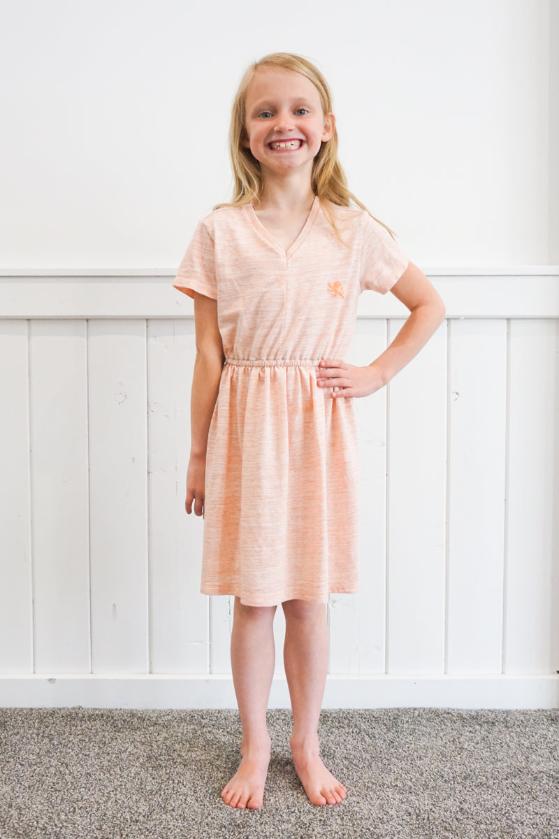 Kid Upcycled T-Shirt Romper and Dress Sewing Pattern