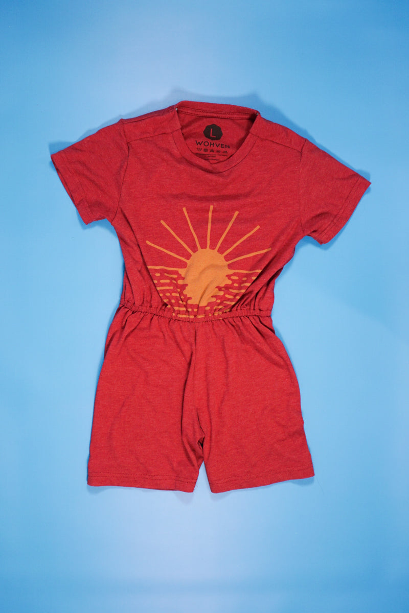 Kid Upcycled T-Shirt Romper and Dress Sewing Pattern