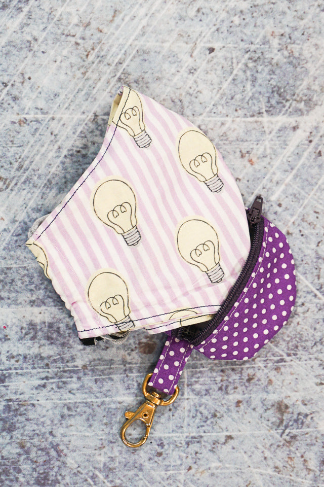 Circle Zipper Pouch Pattern and Tutorial