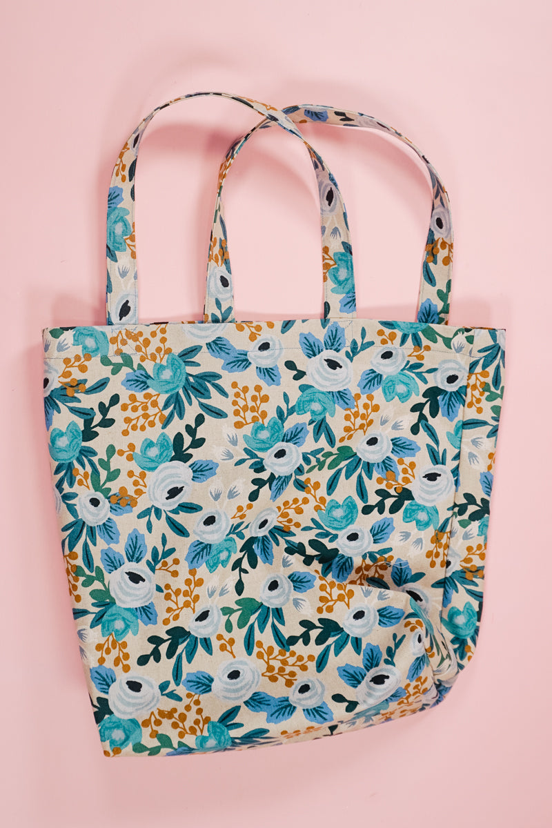 Tote Bag Sewing Pattern and Tutorial