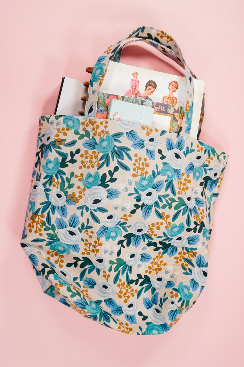 Tote Bag Sewing Pattern and Tutorial