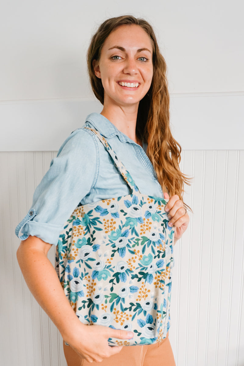 Tote Bag Sewing Pattern and Tutorial