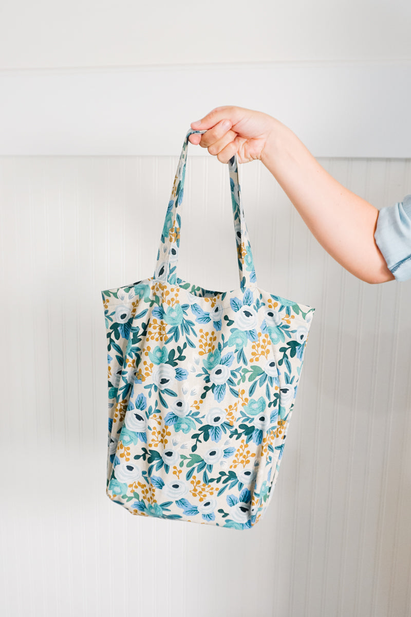 Tote Bag Sewing Pattern and Tutorial