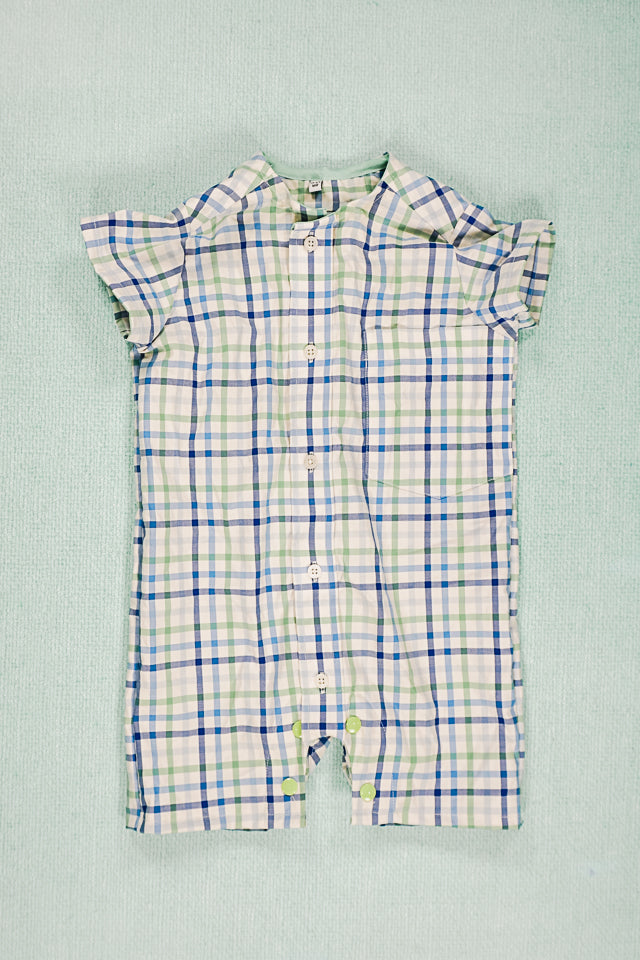 Upcycled Men's Shirt Romper, Dress, and Shirt Sewing Pattern