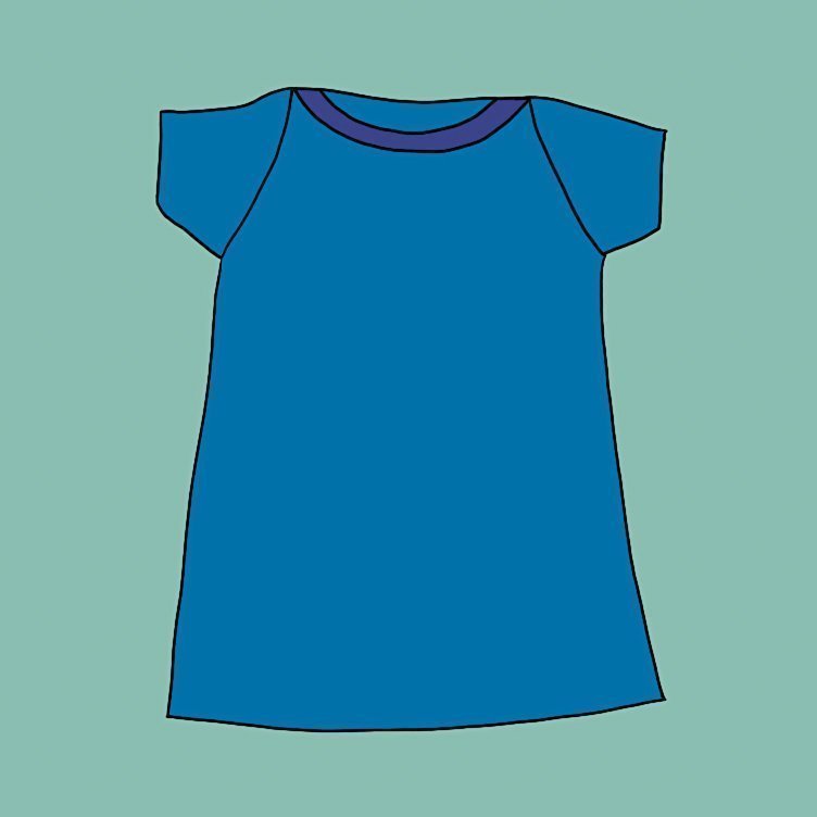 Upcycled T-Shirt Romper and Dress Sewing Pattern