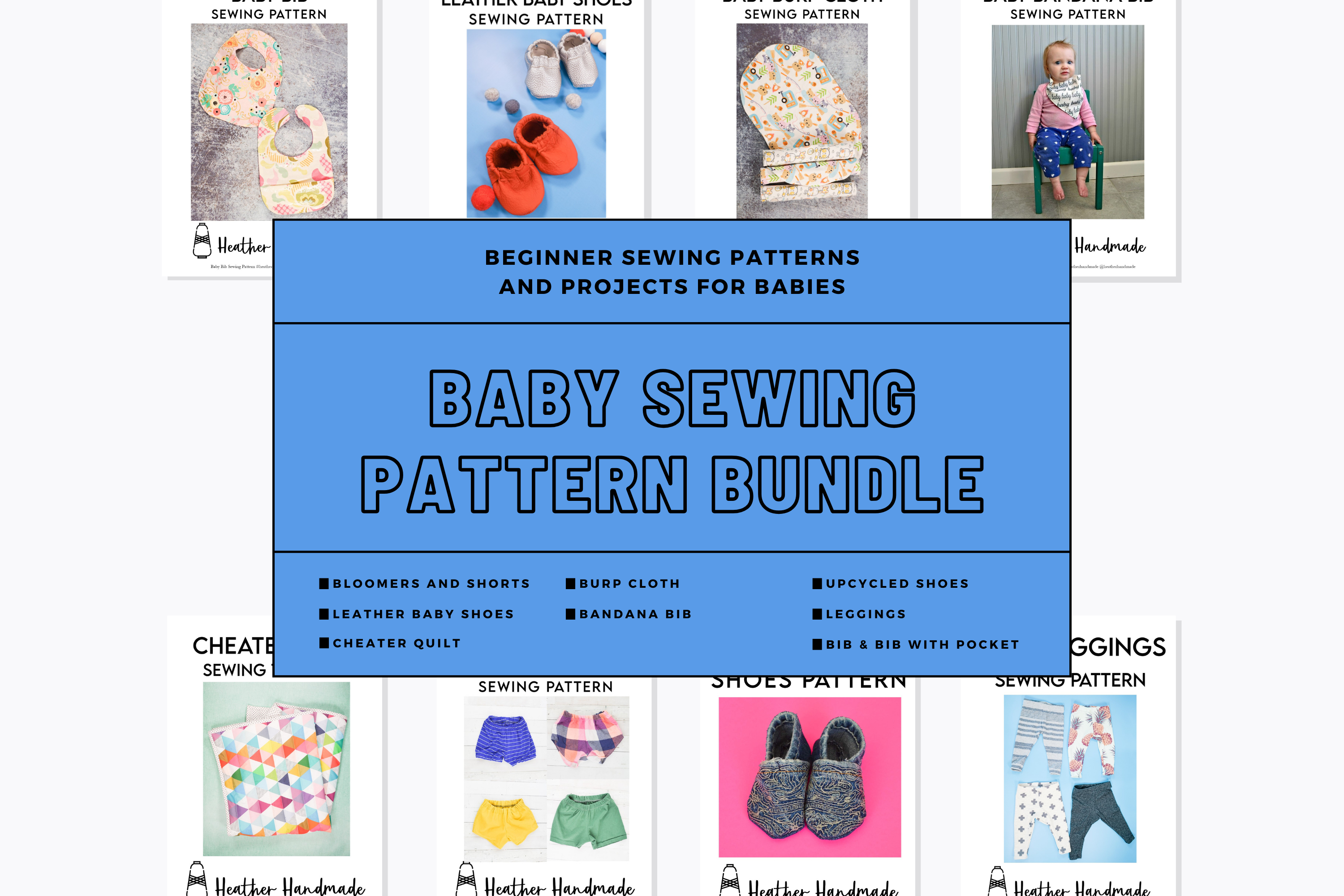 Baby Sewing Patterns Bundle – Heather Handmade Shop