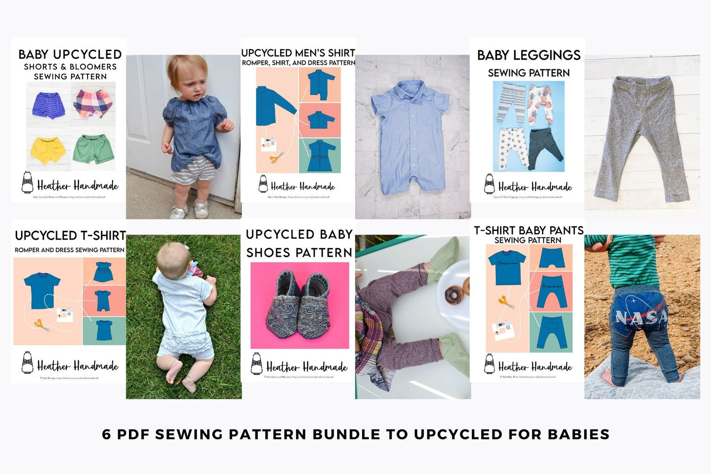 Upcycled Baby Sewing Pattern Bundle