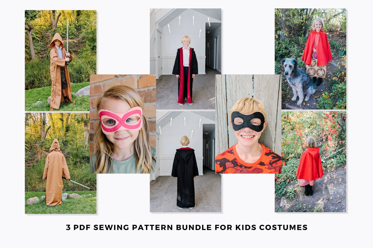 Kid Costume Sewing Pattern Bundle