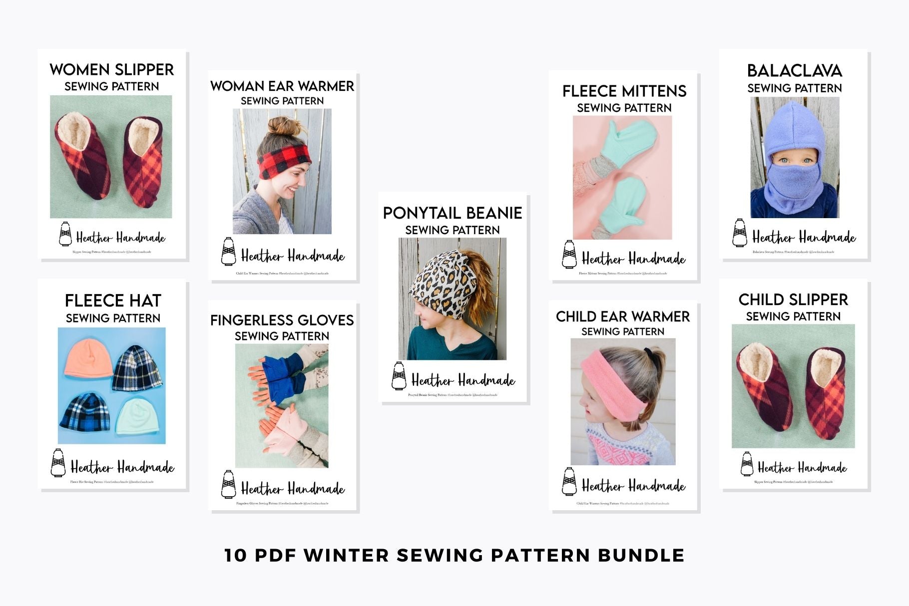 Winter Sewing Pattern Bundle – Heather Handmade Shop