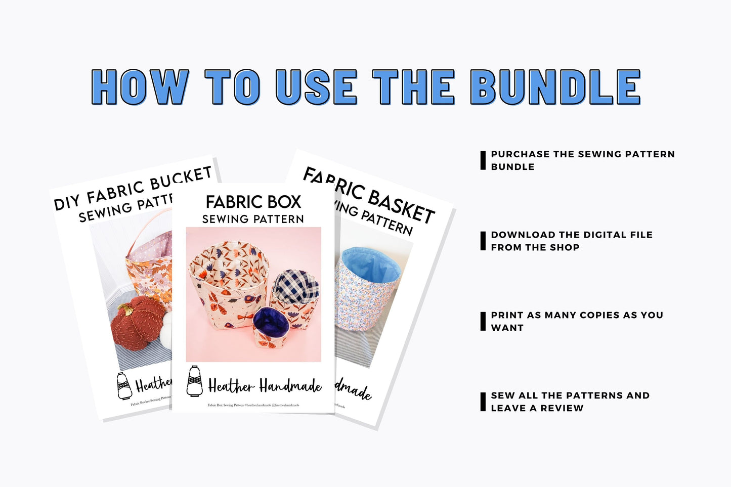 Organization Sewing Pattern Bundle