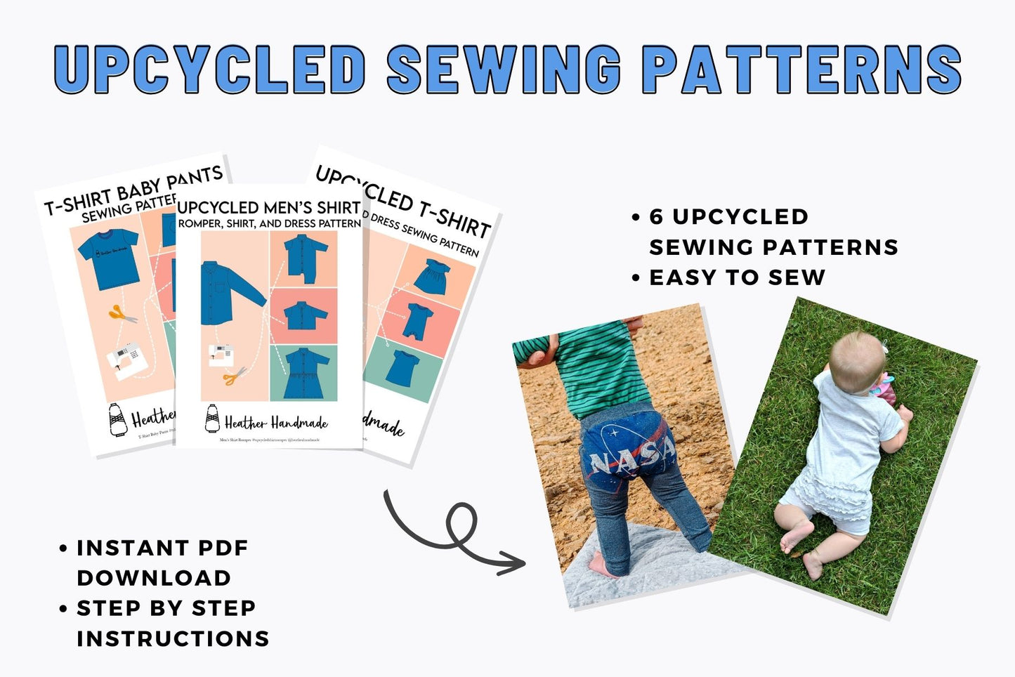 Upcycled Baby Sewing Pattern Bundle