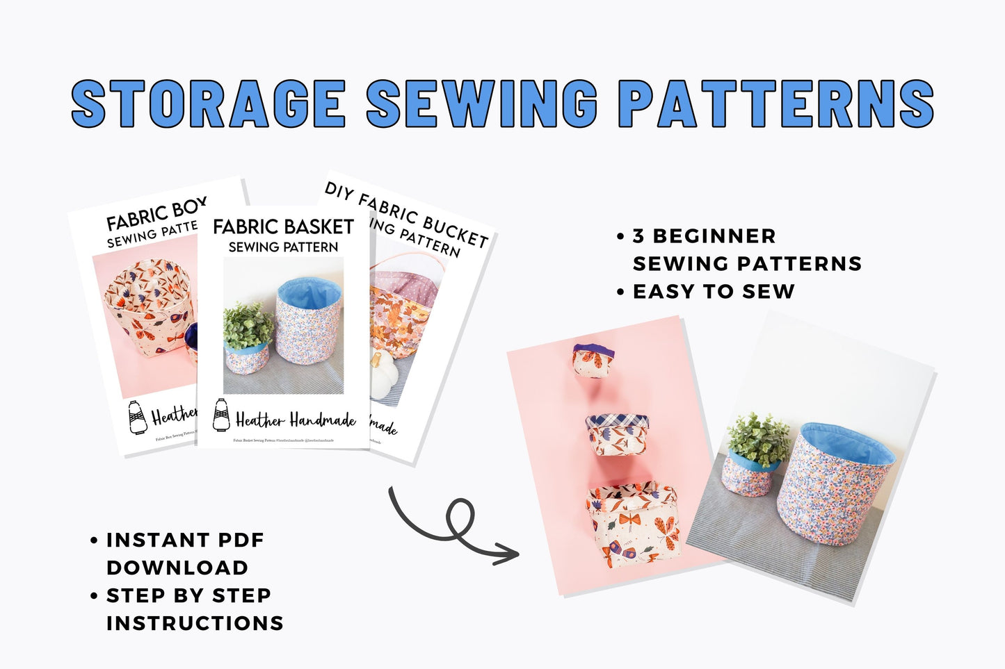 Organization Sewing Pattern Bundle