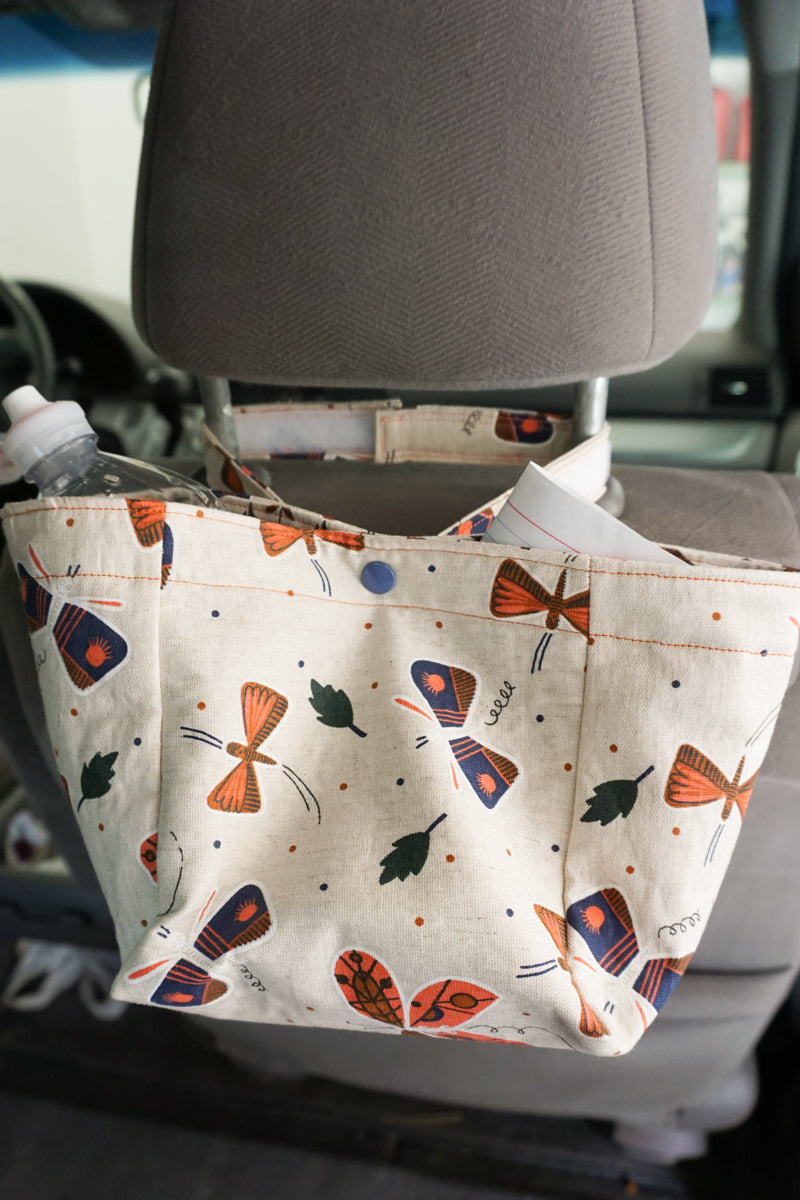 Car Trash Can Sewing Pattern and Tutorial
