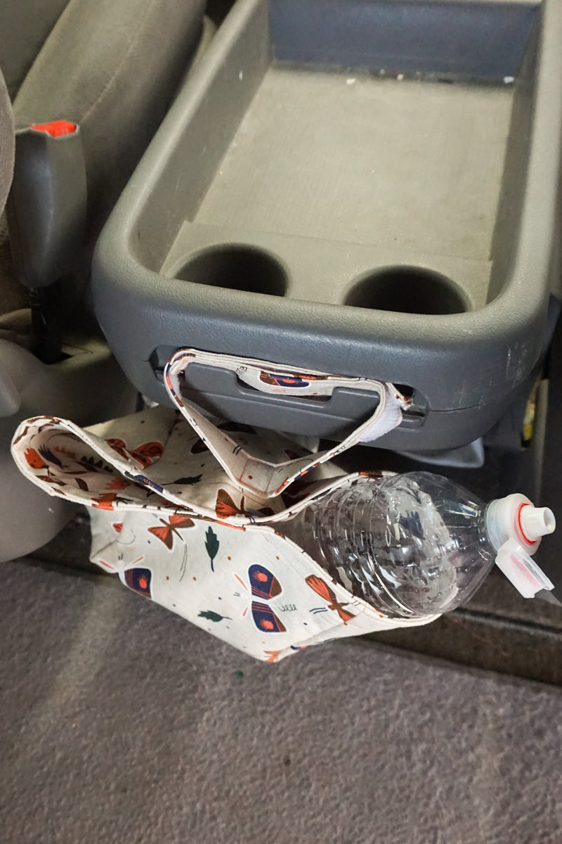 Car Trash Can Sewing Pattern and Tutorial