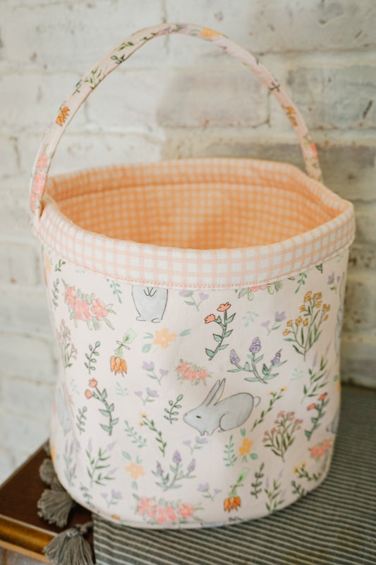 Fabric Bucket Sewing Pattern and Tutorial