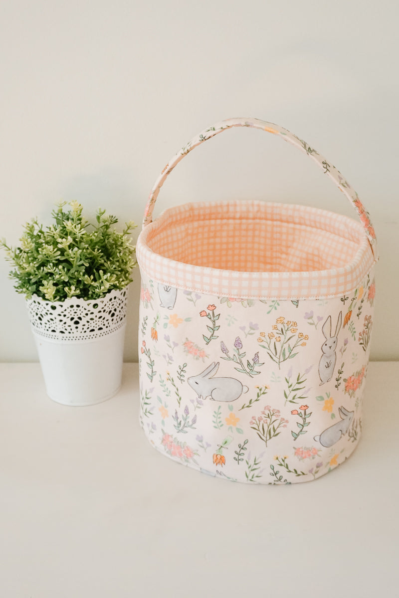 Fabric Bucket Sewing Pattern and Tutorial