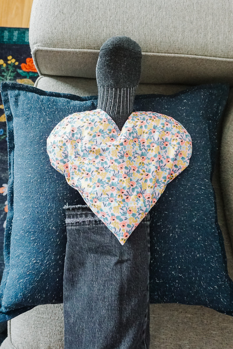 Rice Heating Pad Sewing Pattern and Tutorial