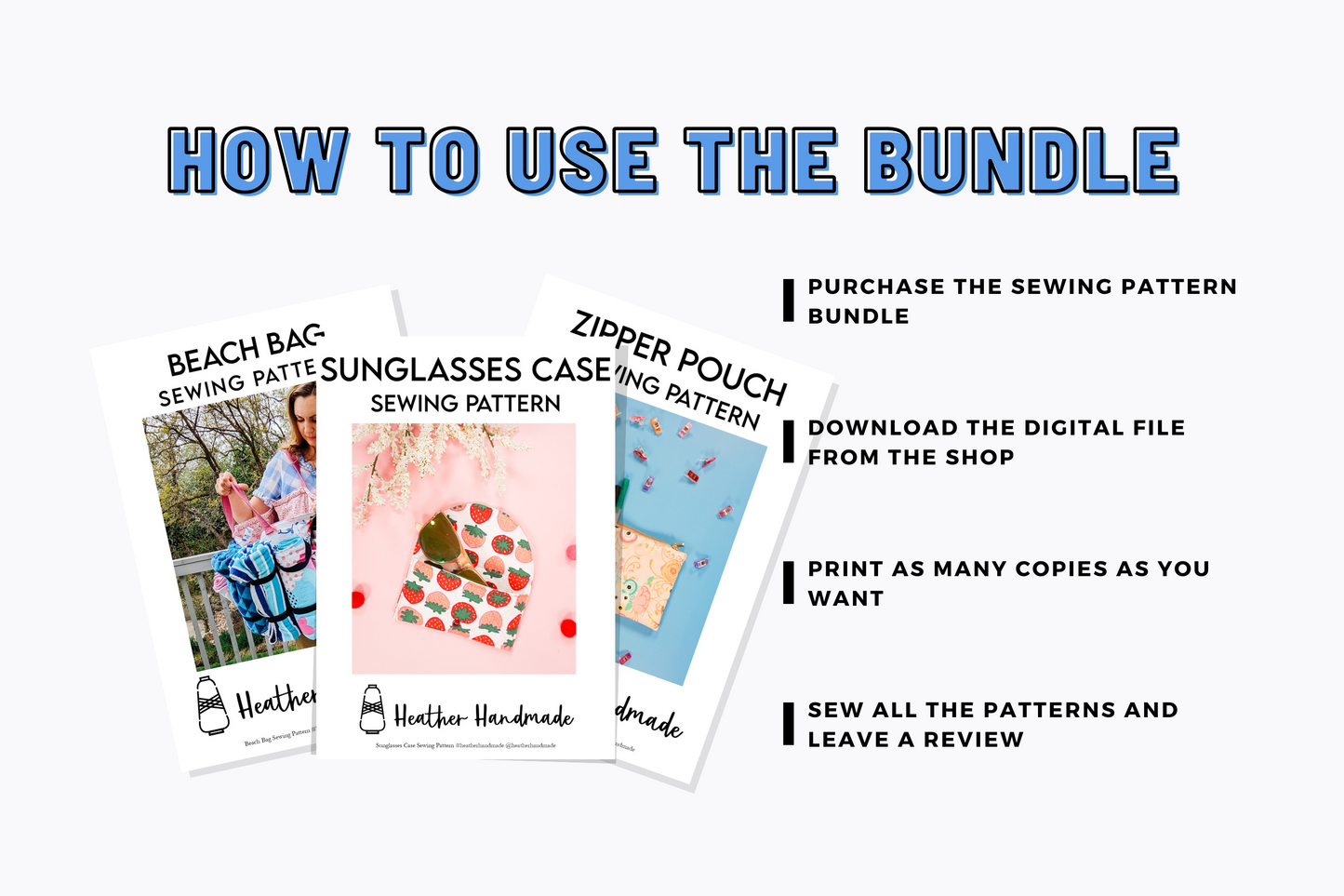 Bag Sewing Patterns Bundle