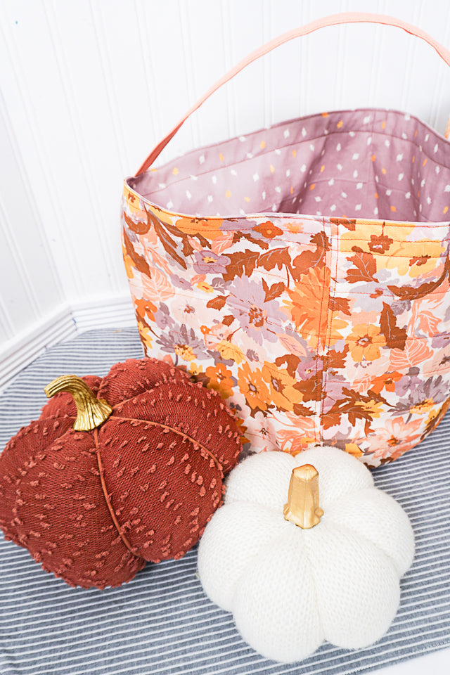 Fabric Bucket Sewing Pattern and Tutorial